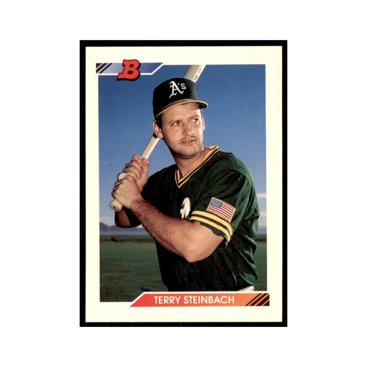 1992 Bowman Terry Steinbach Baseball Cards #392