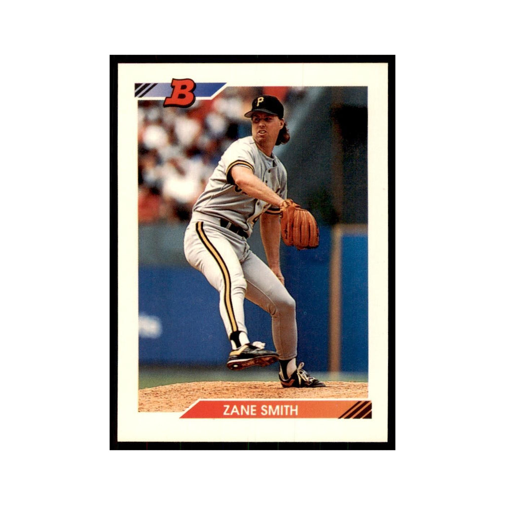 1992 Bowman Zane Smith Baseball Cards #409
