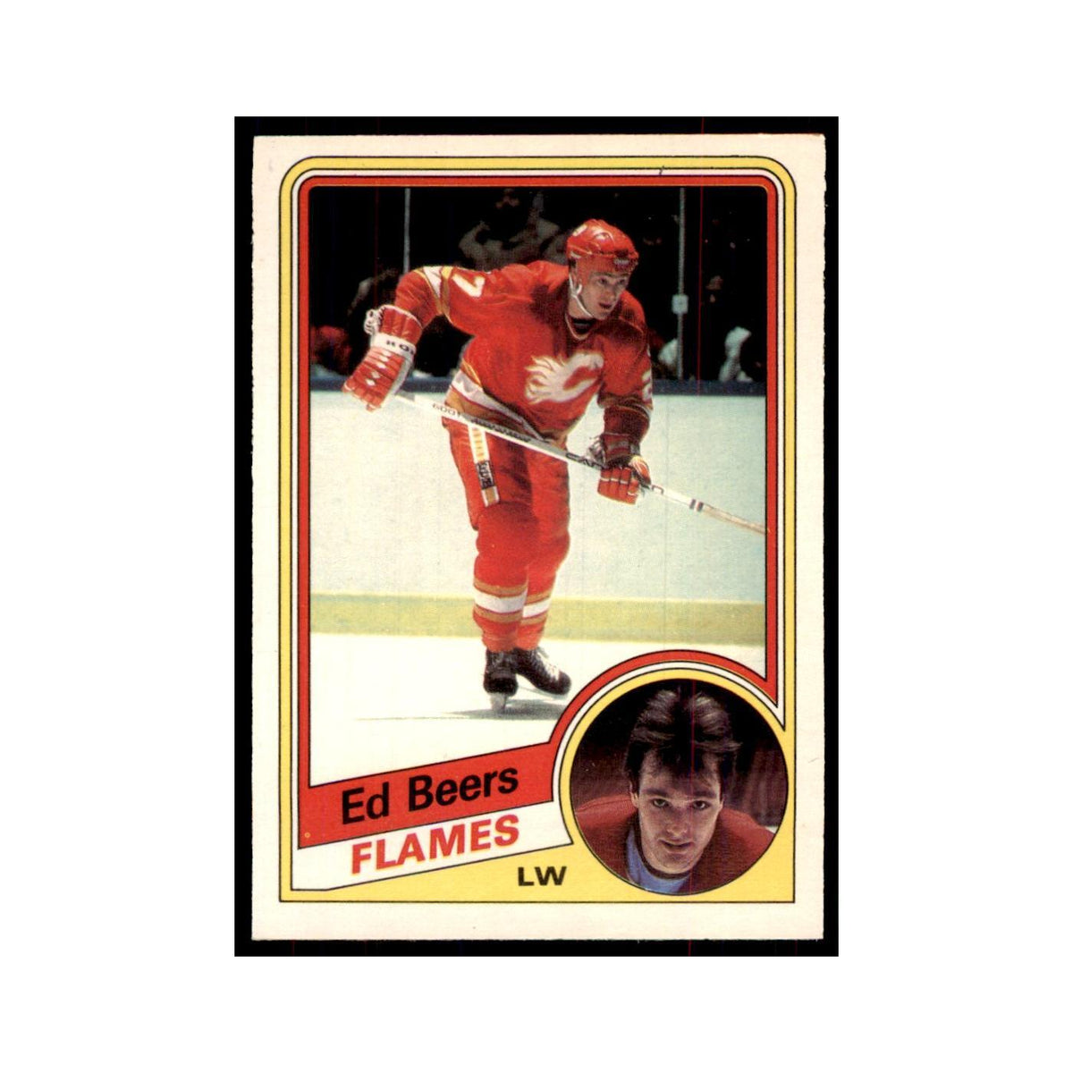 1984 O-Pee-Chee Ed Beers Calgary Flames #219