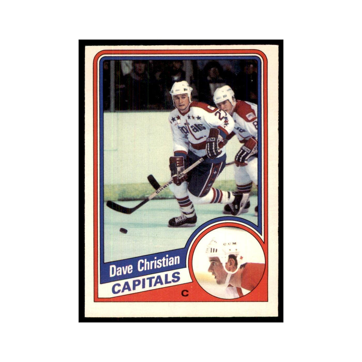 1984 O-Pee-Chee Dave Christian Washington Capitals #195