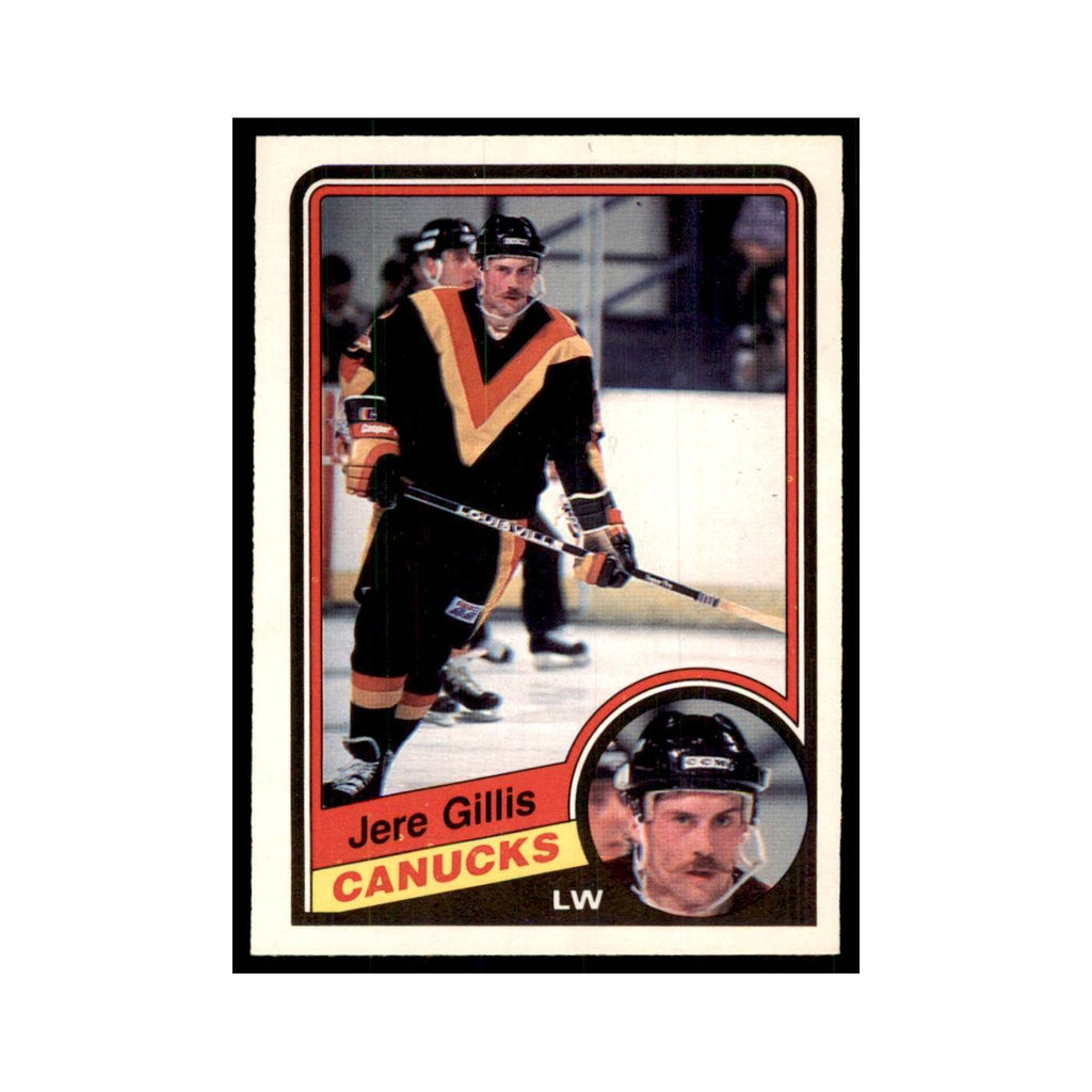 1984 O-Pee-Chee Jere Gillis Vancouver Canucks #318