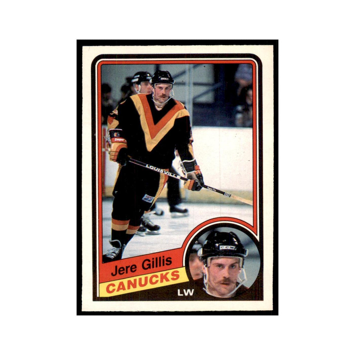 1984 O-Pee-Chee Jere Gillis Vancouver Canucks #318