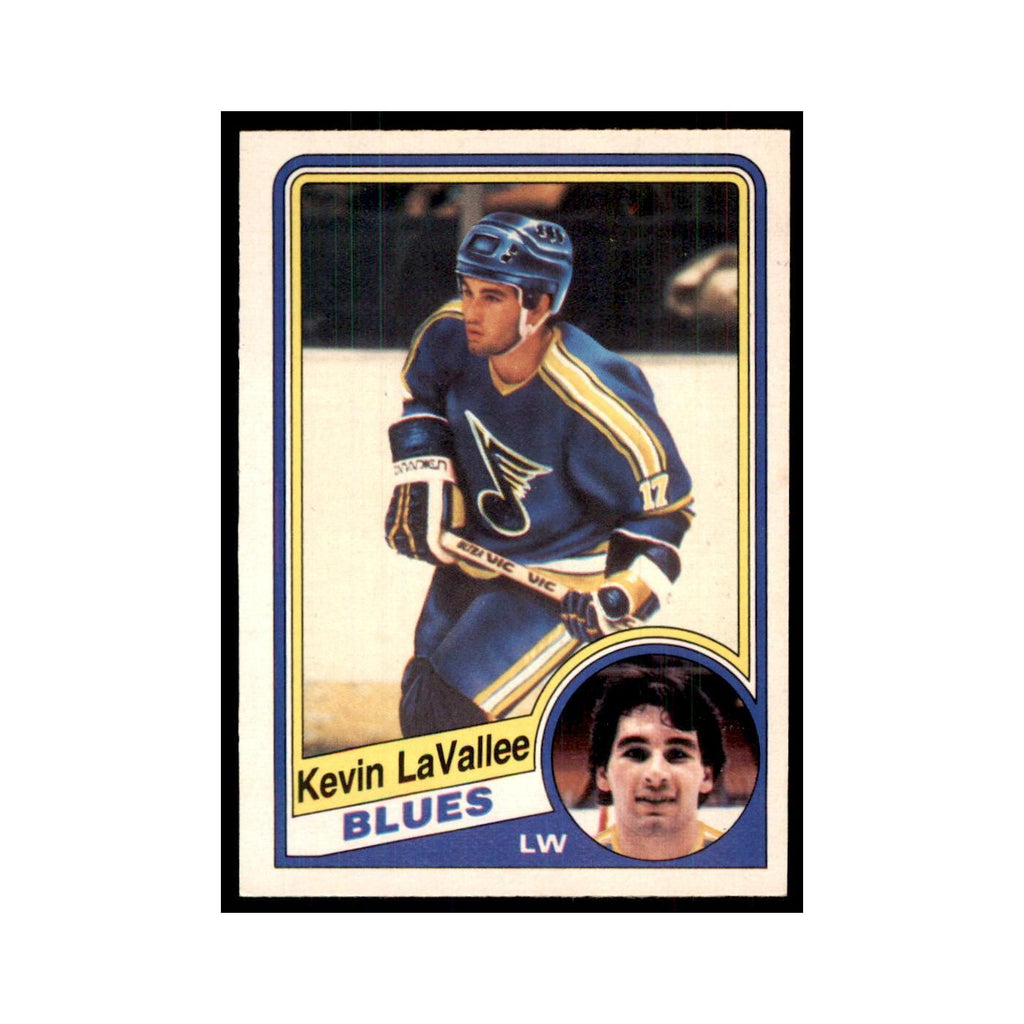 1984 O-Pee-Chee Kevin LaVallee St. Louis Blues #183