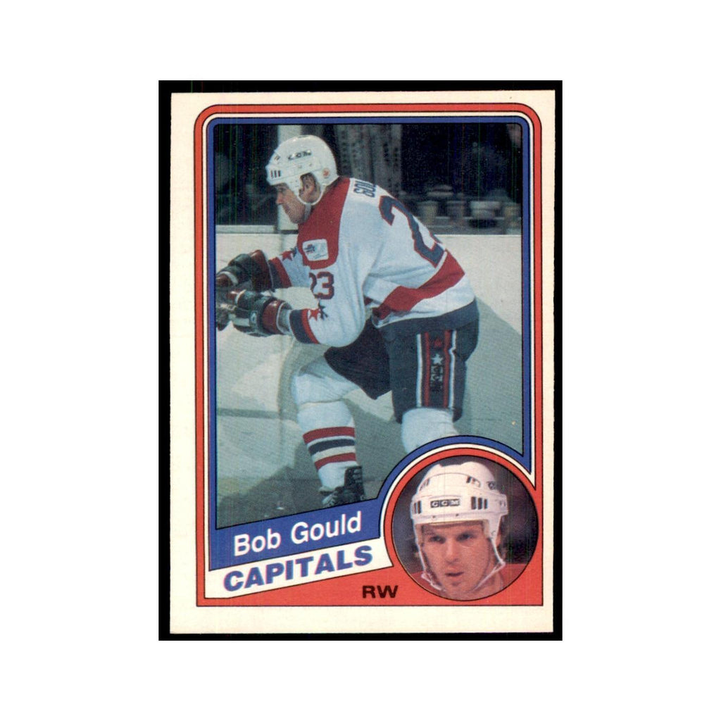 1984 O-Pee-Chee Bob Gould RC Washington Capitals #196
