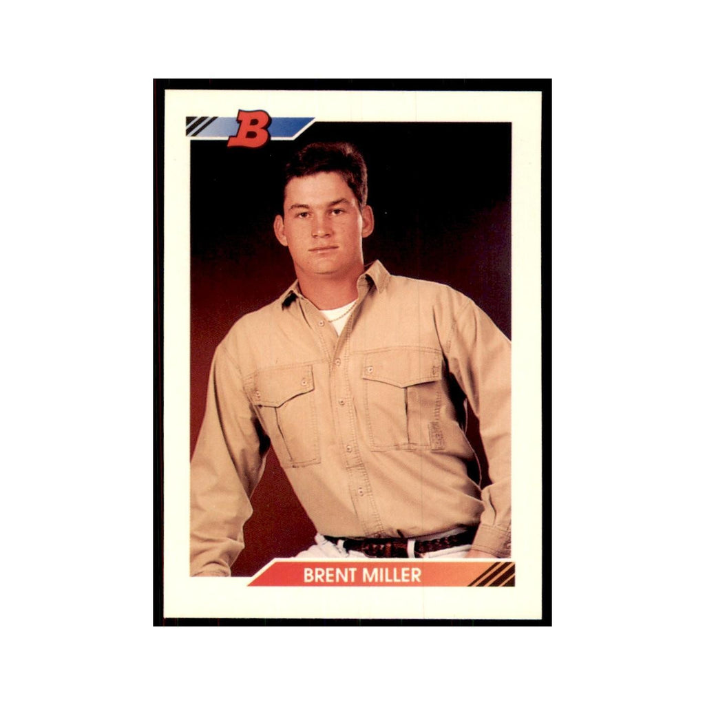 1992 Bowman Brent Miller Baseball Cards #150