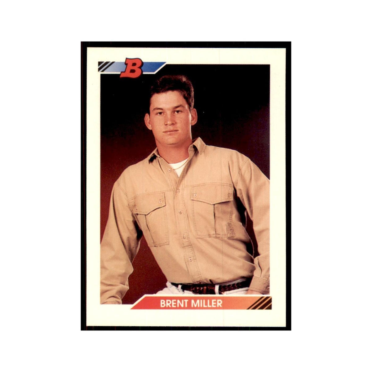 1992 Bowman Brent Miller Baseball Cards #150