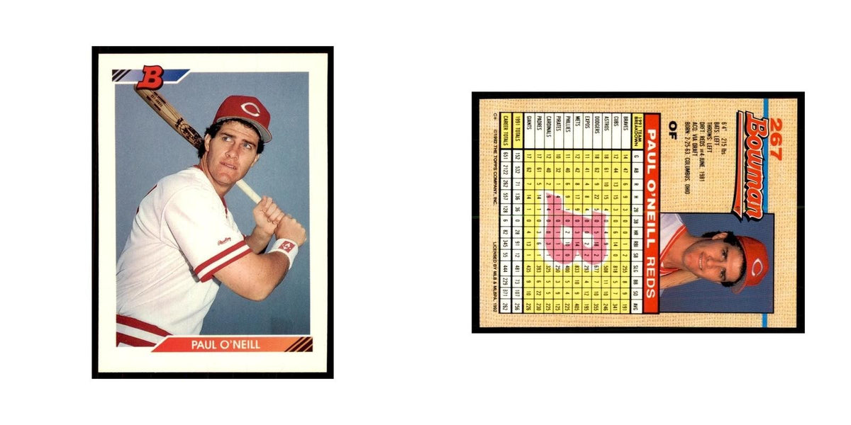 1992 Bowman Paul O'Neill Baseball Cards #267