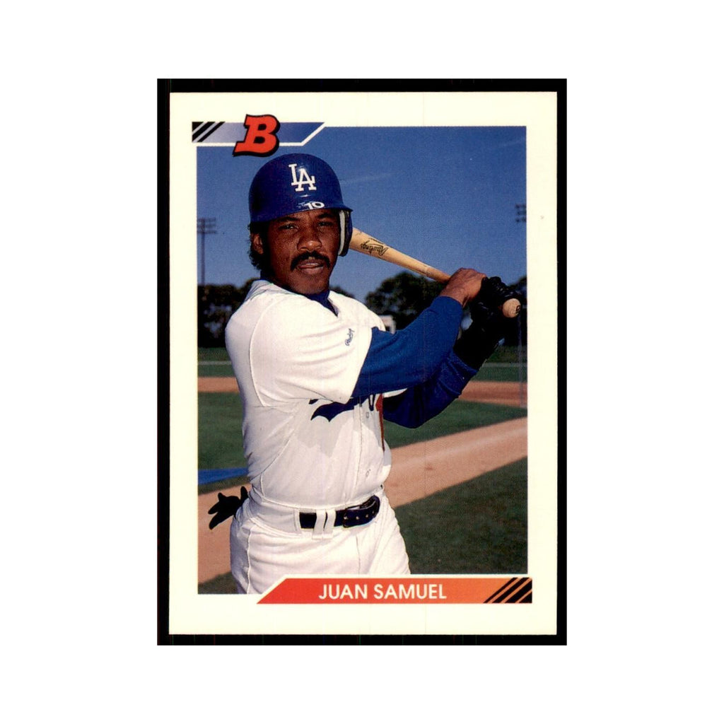 1992 Bowman Juan Samuel Baseball Cards #253