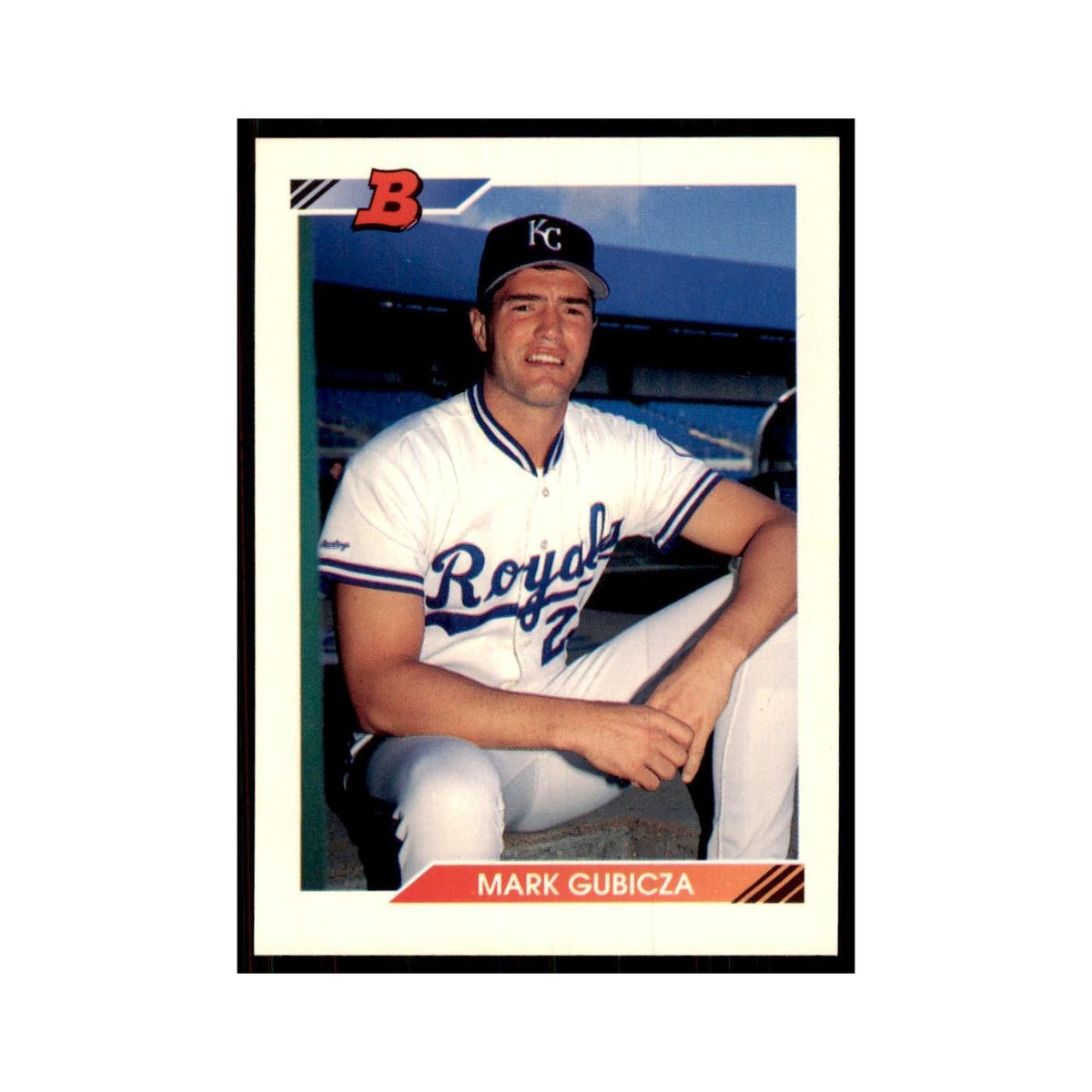 1992 Bowman Mark Gubicza Baseball Cards #215