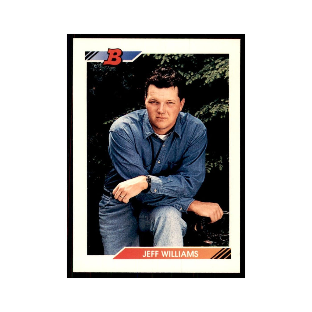 1992 Bowman Jeff Williams Baseball Cards #284