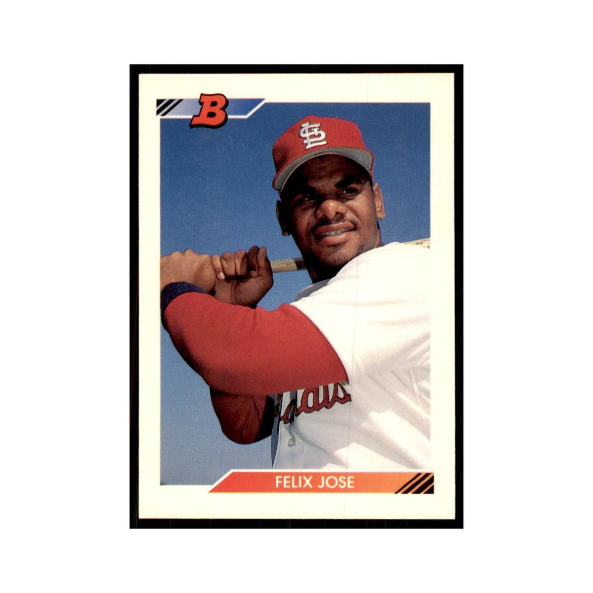 1992 Bowman Felix Jose Baseball Cards #176