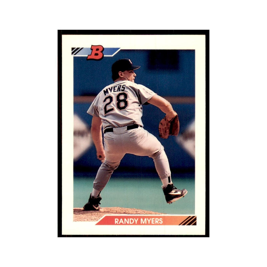 1992 Bowman Randy Myers Baseball Cards #154