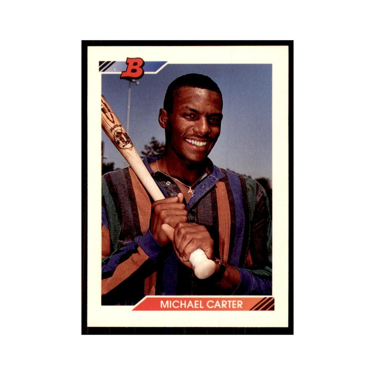 1992 Bowman Michael Carter Baseball Cards #243