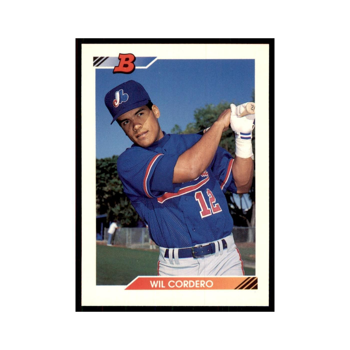 1992 Bowman Wil Cordero Baseball Cards #194