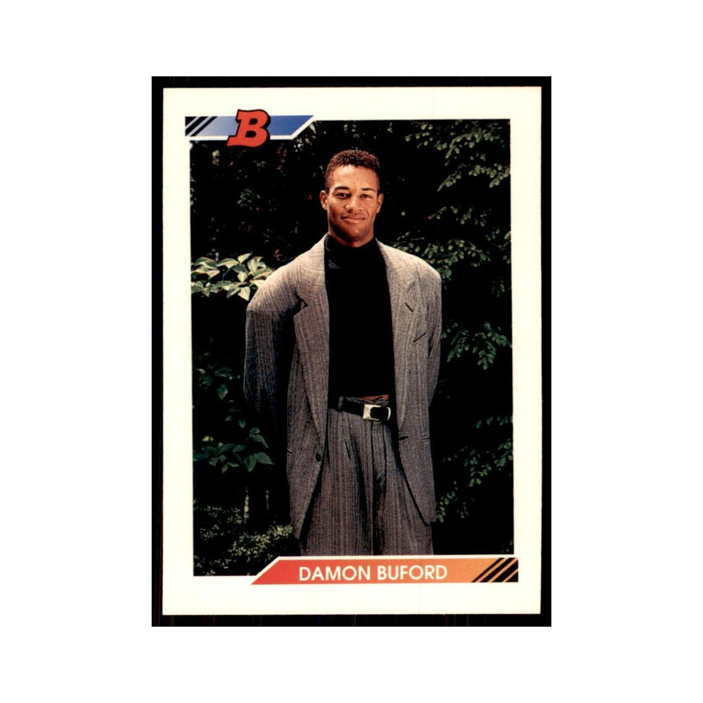 1992 Bowman Damon Buford Baseball Cards #224