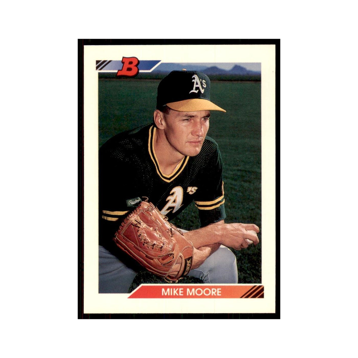 1992 Bowman Mike Moore Baseball Cards #216