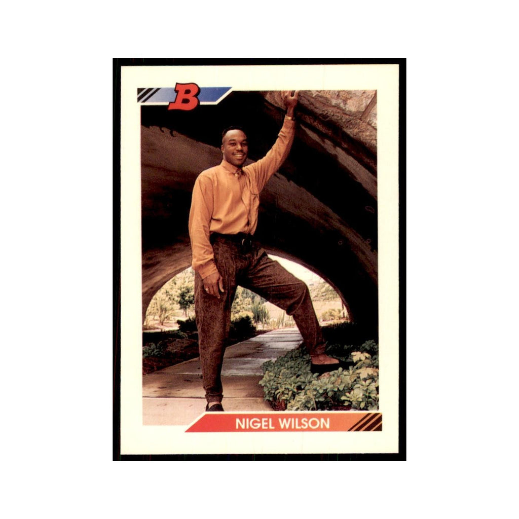 1992 Bowman Nigel Wilson Baseball Cards #228