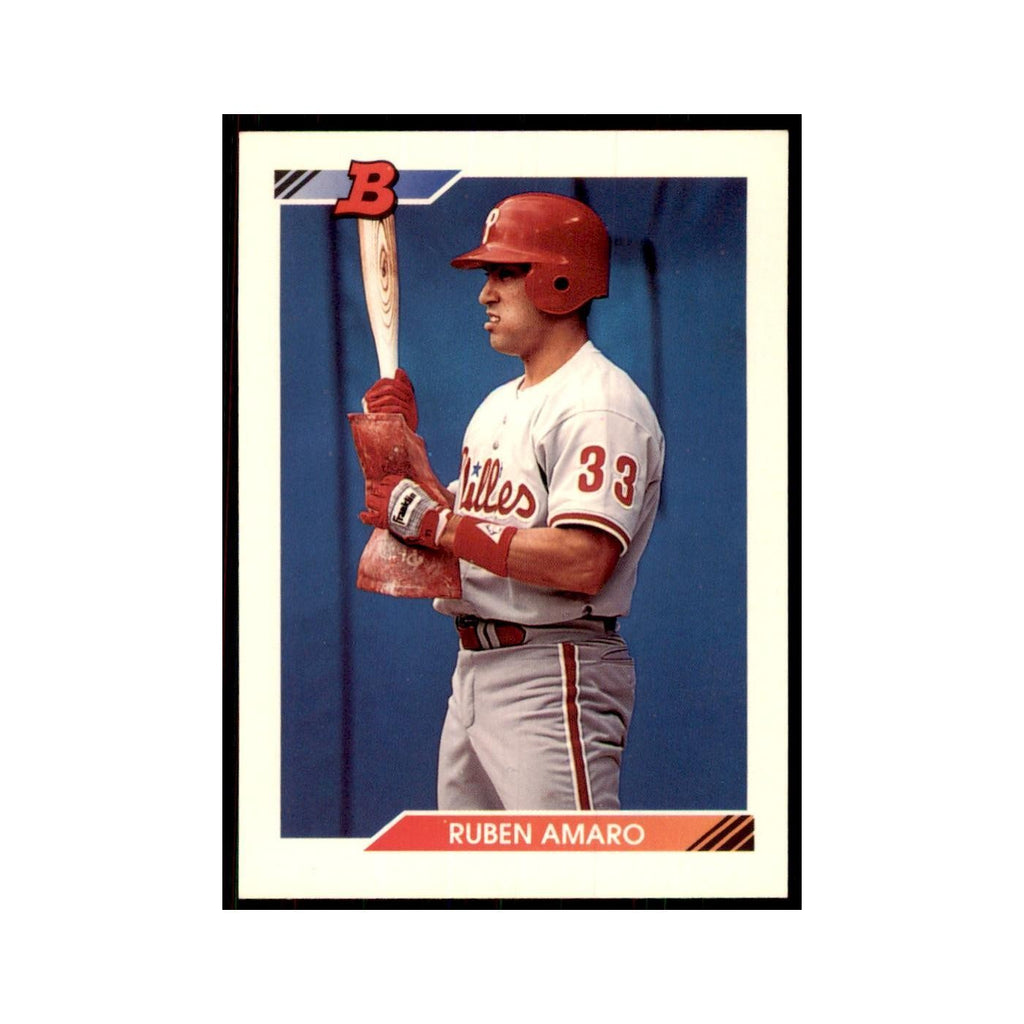 1992 Bowman Ruben Amaro Baseball Cards #184