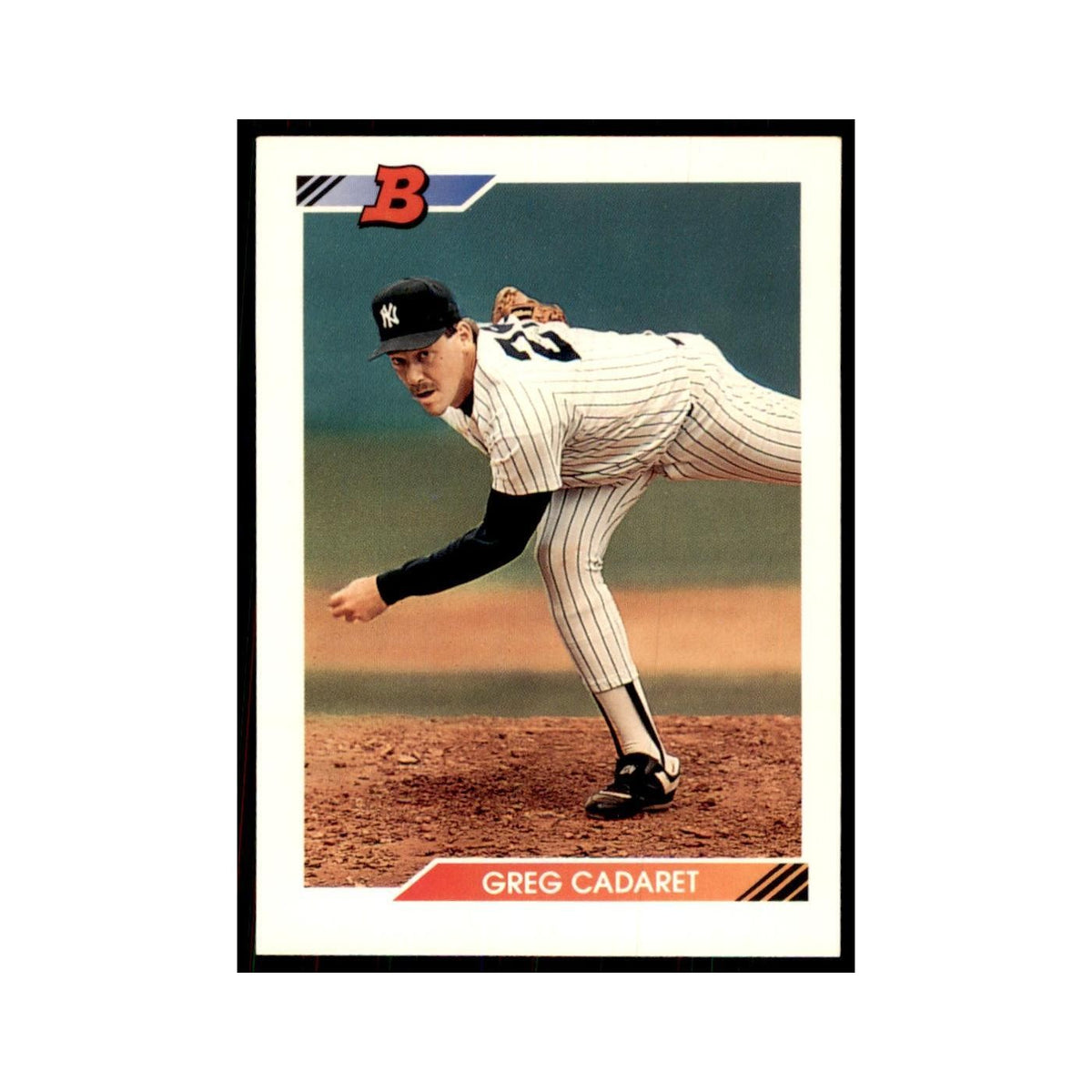1992 Bowman Greg Cadaret Baseball Cards #231