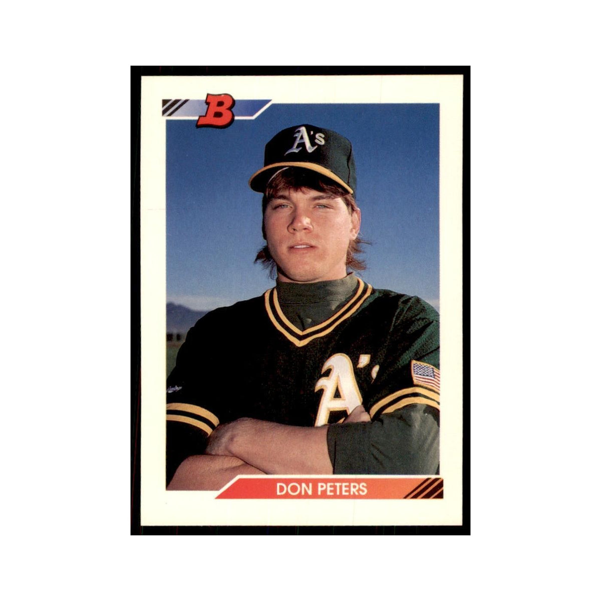 1992 Bowman Don Peters Baseball Cards #244