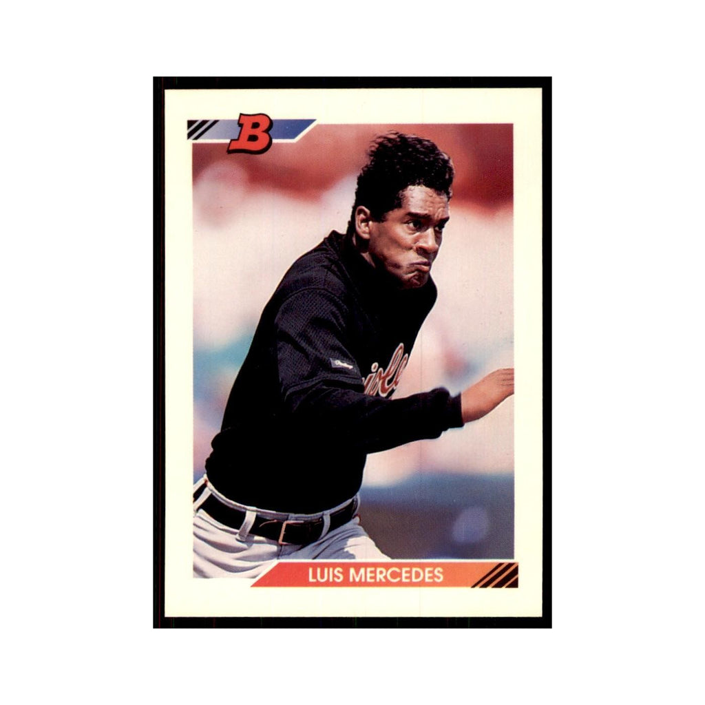 1992 Bowman Luis Mercedes Baseball Cards #163