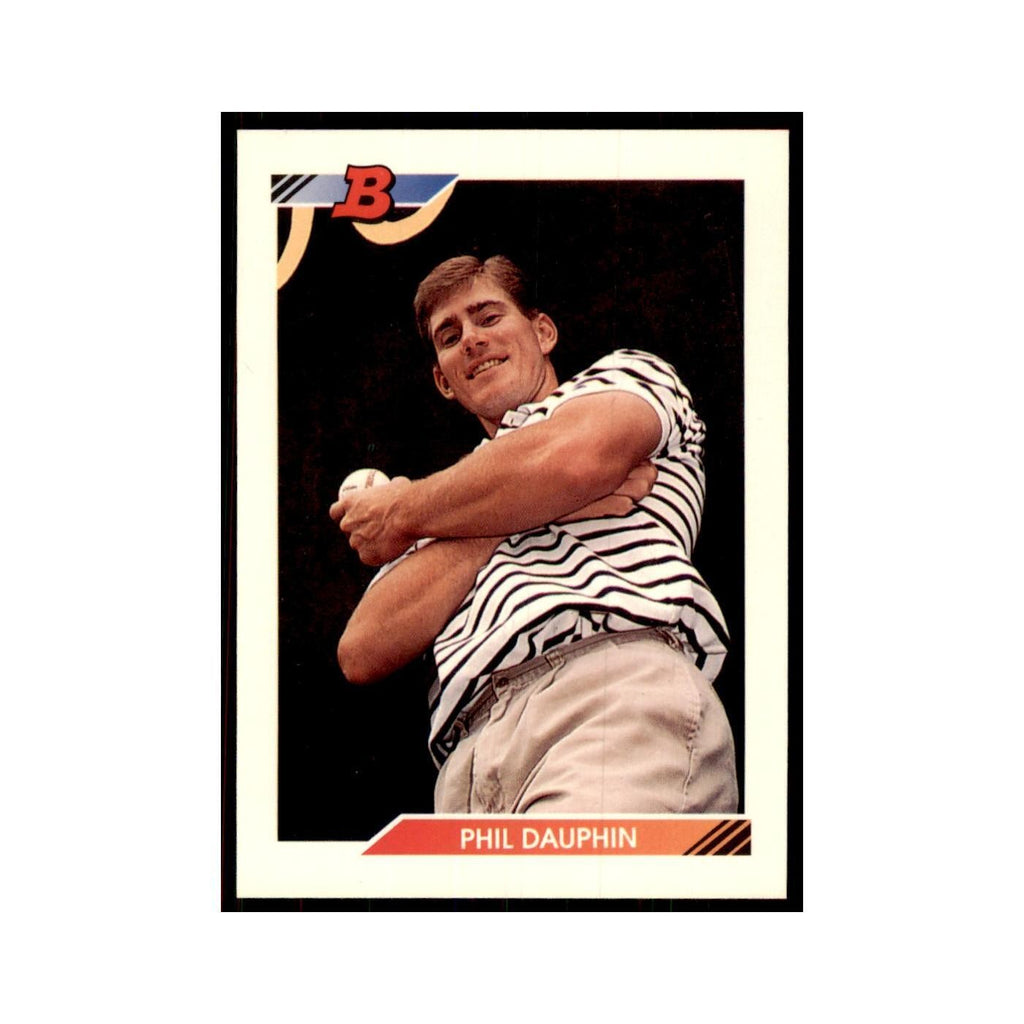1992 Bowman Phil Dauphin Baseball Cards #169