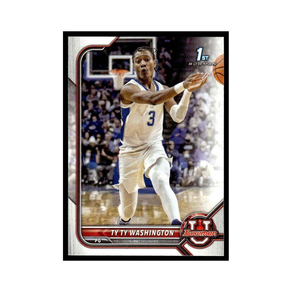 TyTy Washington Jr. 2022 Bowman University #22 Basketball Card NM