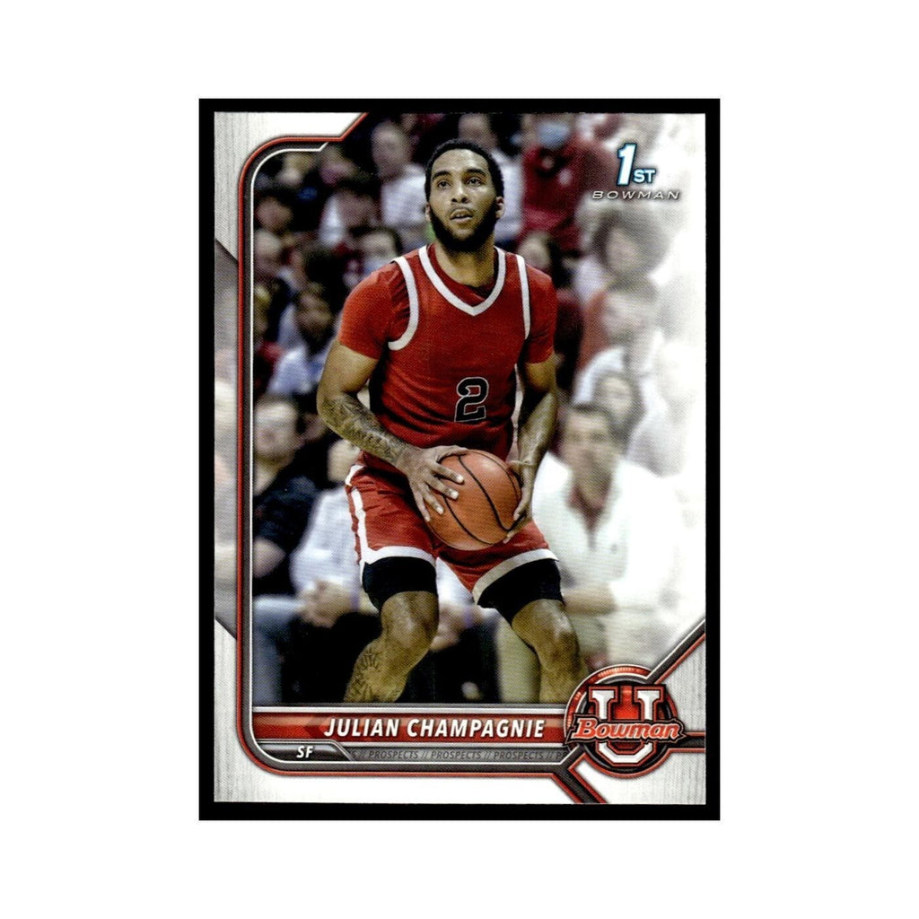 Julian Champaigne 2022 Bowman University #55 Basketball Card NM