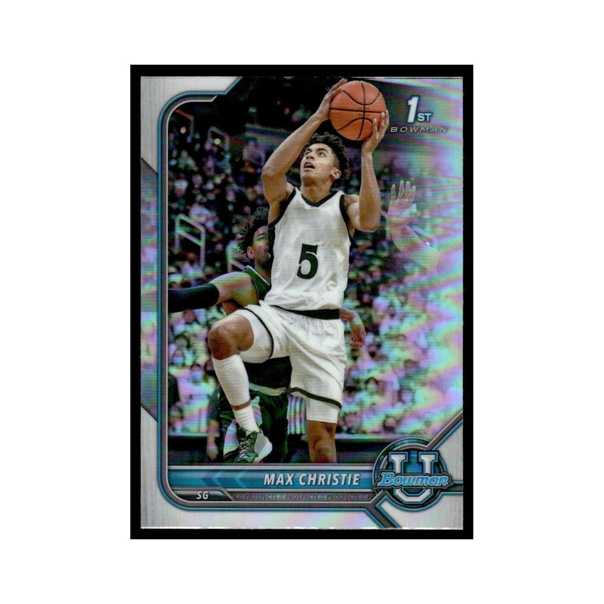Max Christie 2022 Bowman University #23 Basketball Card NM