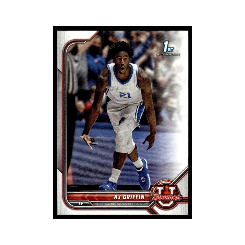 AJ Griffin 2022 Bowman University #11 Basketball Card NM