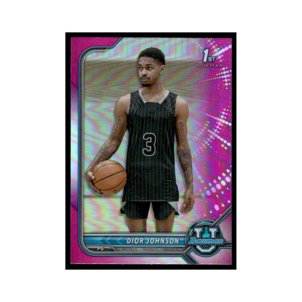 Dior Johnson 2022 Bowman University #61 Basketball Card NM