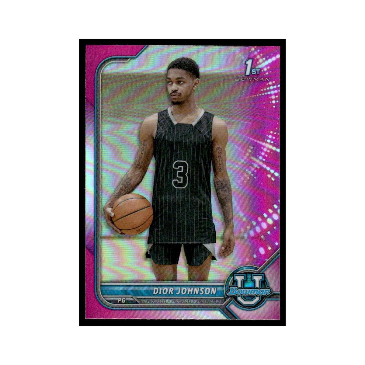 Dior Johnson 2022 Bowman University #61 Basketball Card NM