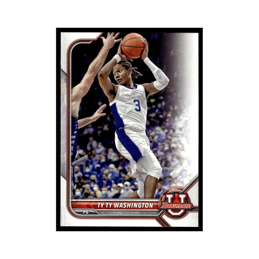 Ty Ty Washington 2022 Bowman University #88 Basketball Card NM