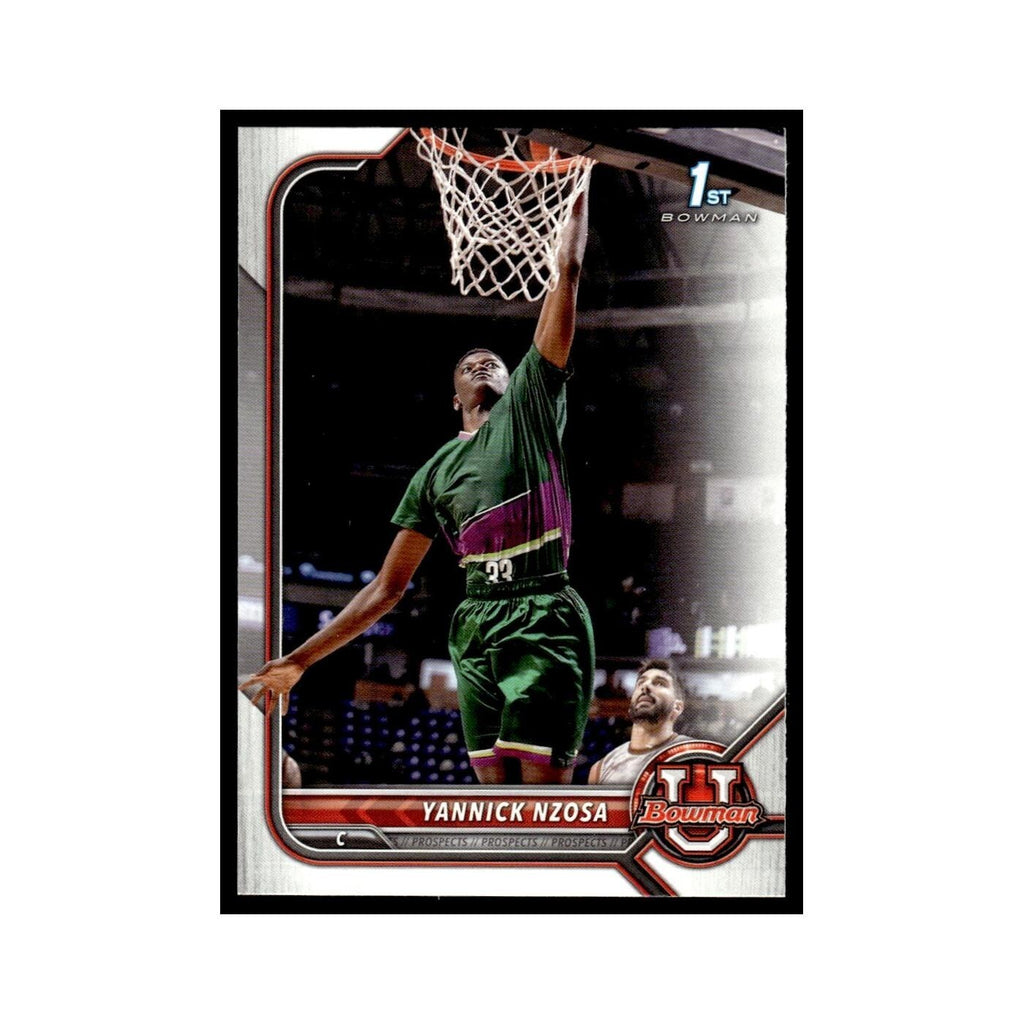 Tannick Nzosa 2022 Bowman University #10 Basketball Card NM