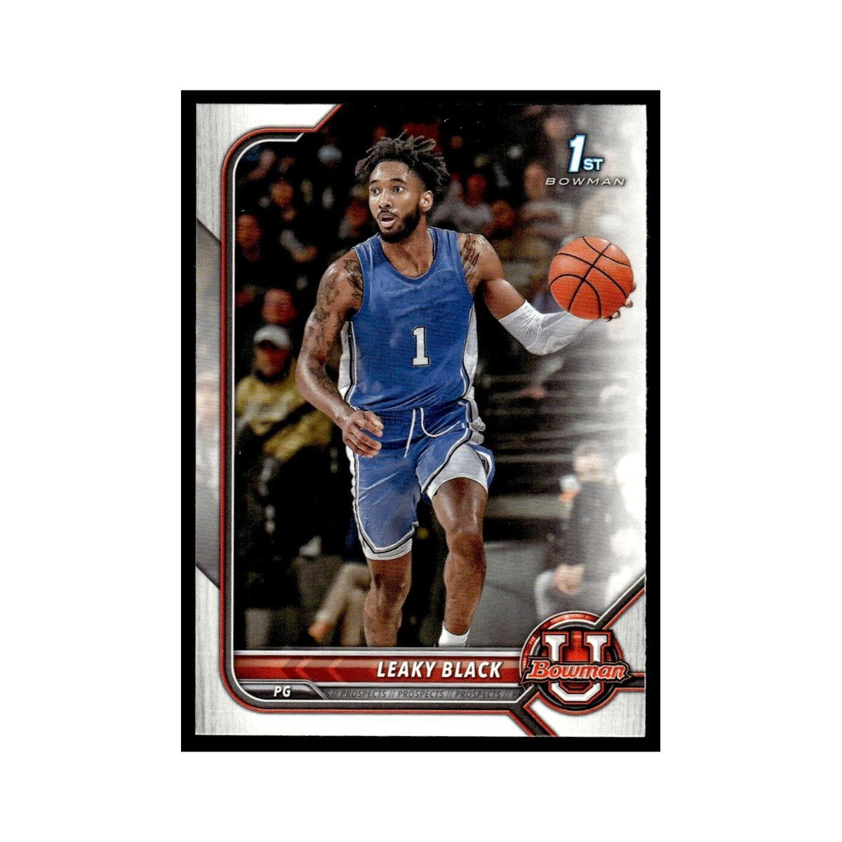 Leaky Black 2022 Bowman University #41 Basketball Card NM