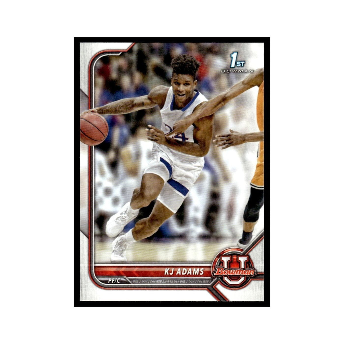 KJ Adams 2022 Bowman University #8 Basketball Card NM