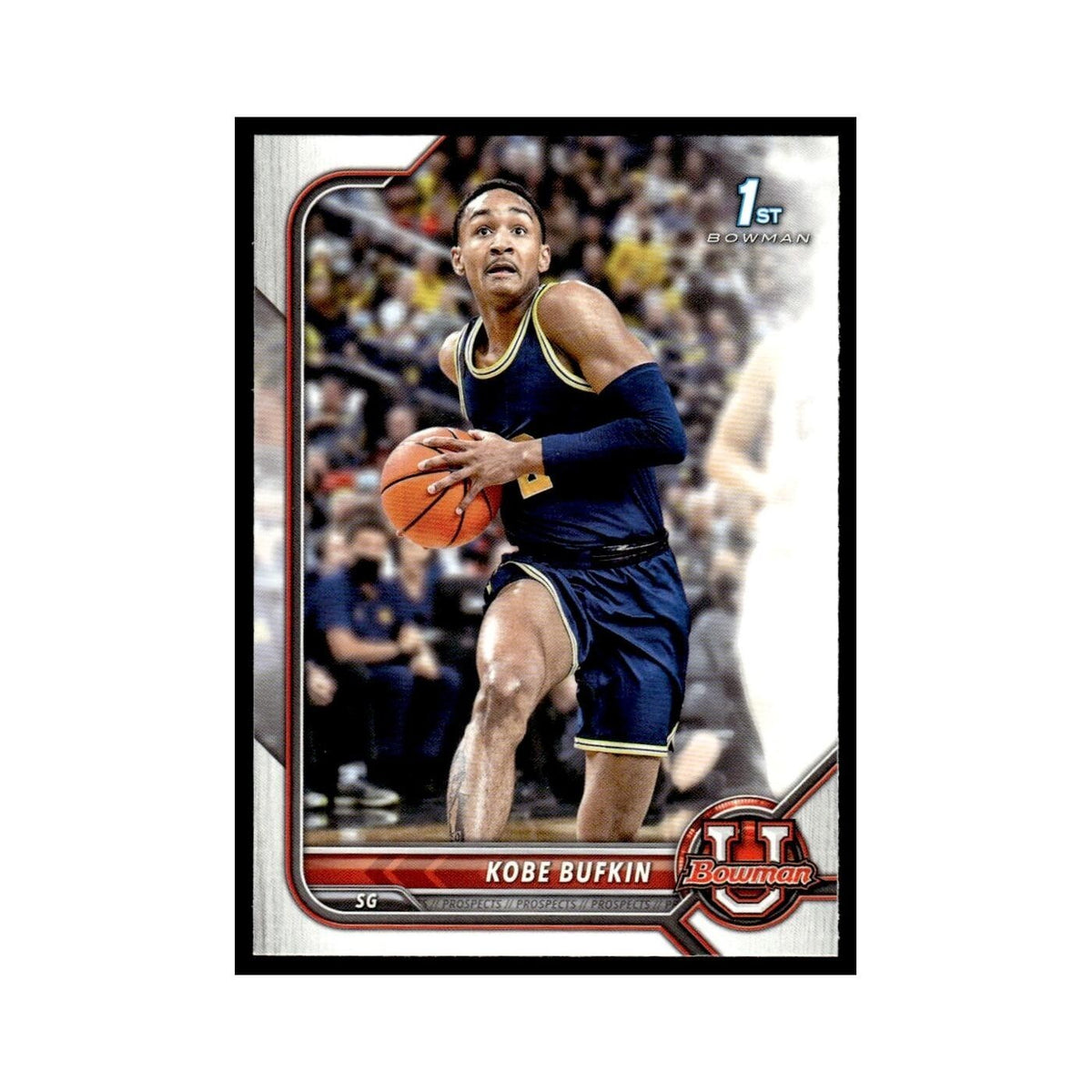 Kobe Bufkin 2022 Bowman University #27 Basketball Card NM