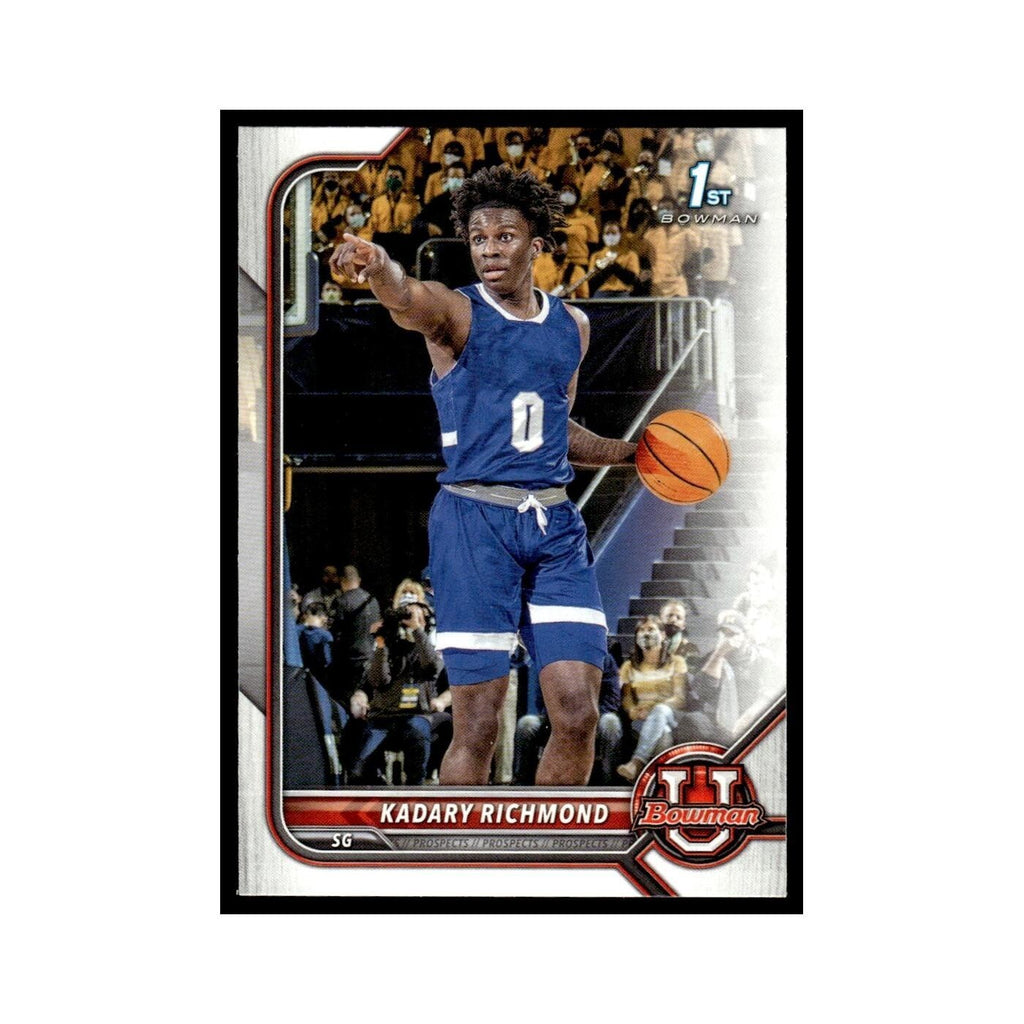 Kadary Richmond 2022 Bowman University #37 Basketball Card NM