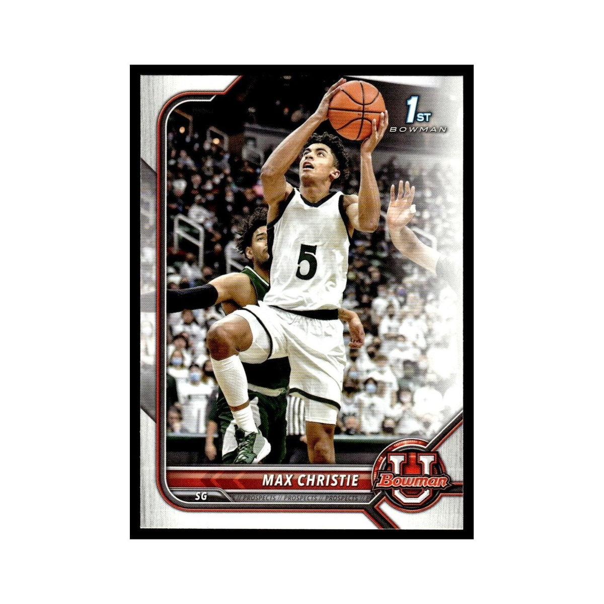 Max Christie 2022 Bowman University #23 Basketball Card NM