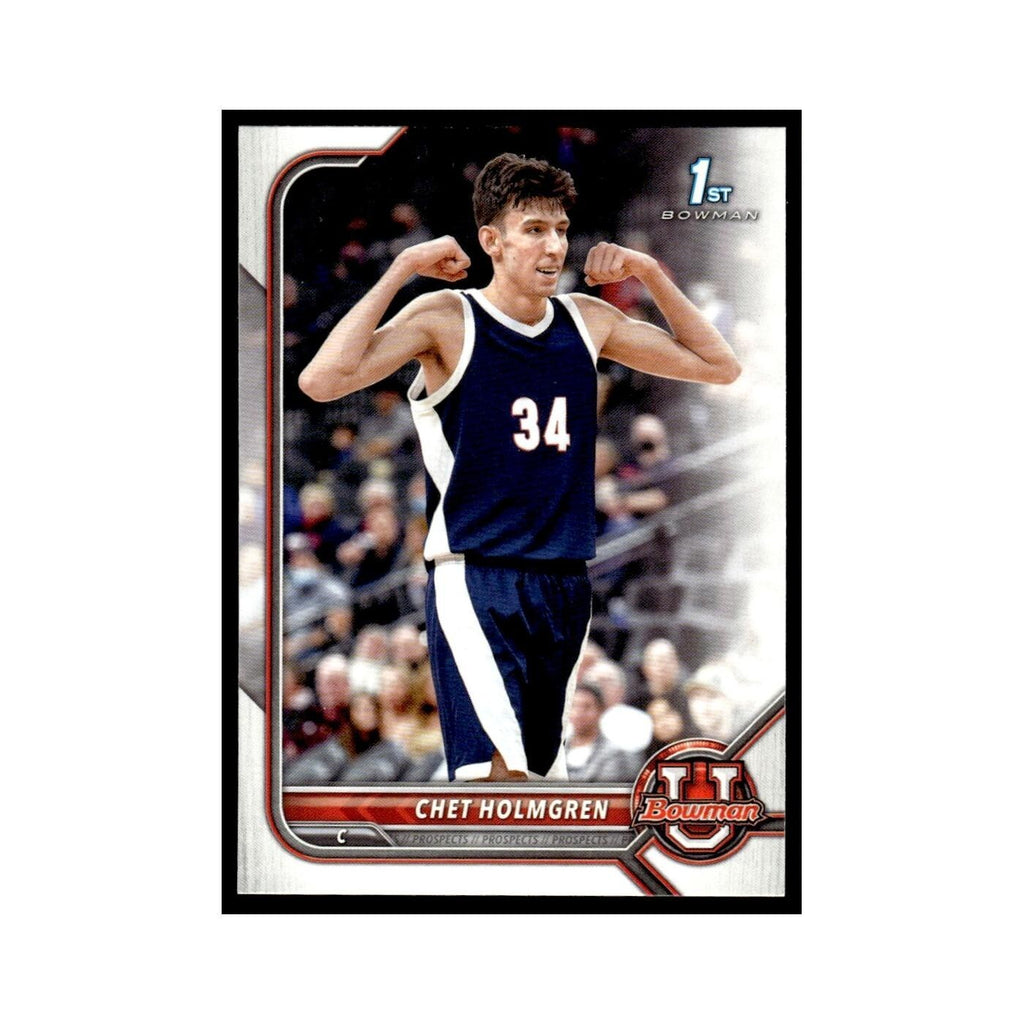 Chet Holmgren 2022 Bowman University #38 Basketball Card NM