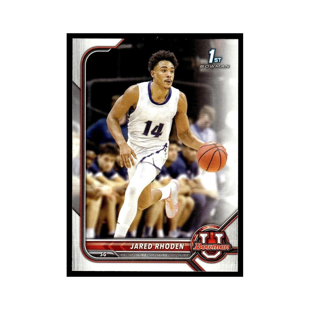 Jared Rhoden 2022 Bowman University #44 Basketball Card NM