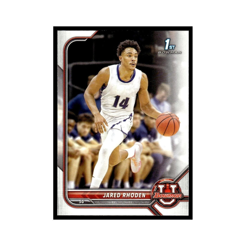 Jared Rhoden 2022 Bowman University #44 Basketball Card NM