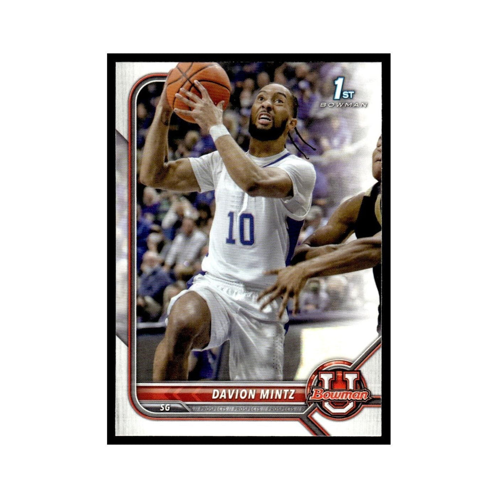 Davion Mintz 2022 Bowman University #45 Basketball Card NM