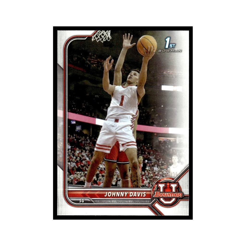 Johnny Davis 2022 Bowman University #93 Basketball Card NM