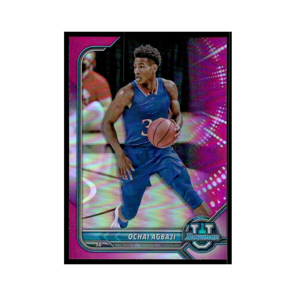 Ochai Agbaji 2022 Bowman University #87 Basketball Card NM