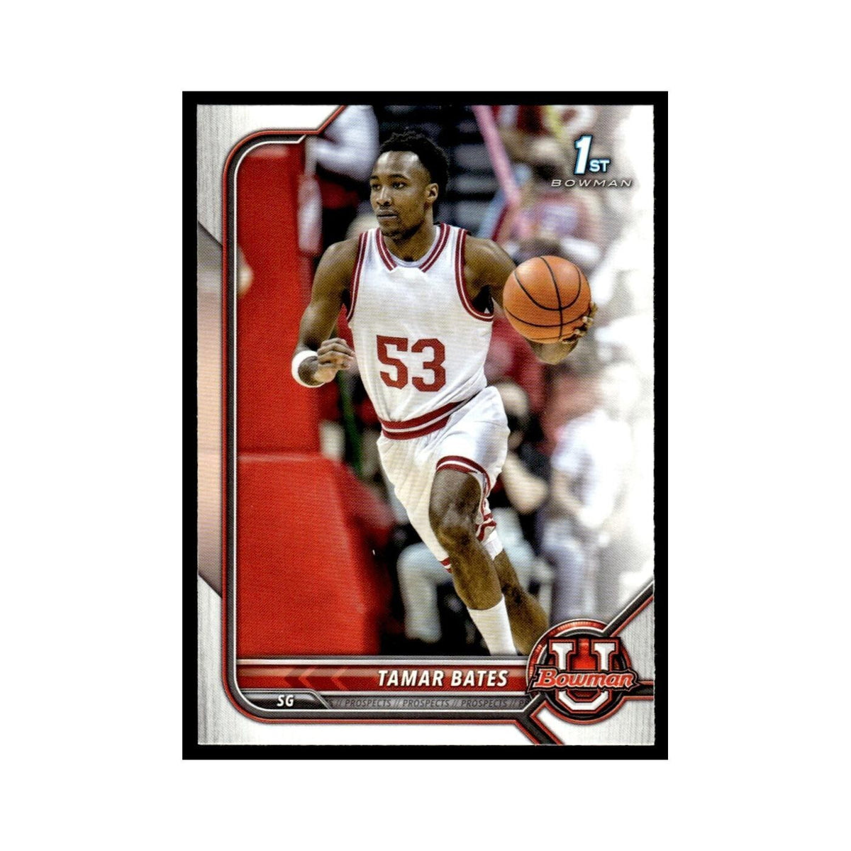 Tamar Bates 2022 Bowman University #39 Basketball Card NM