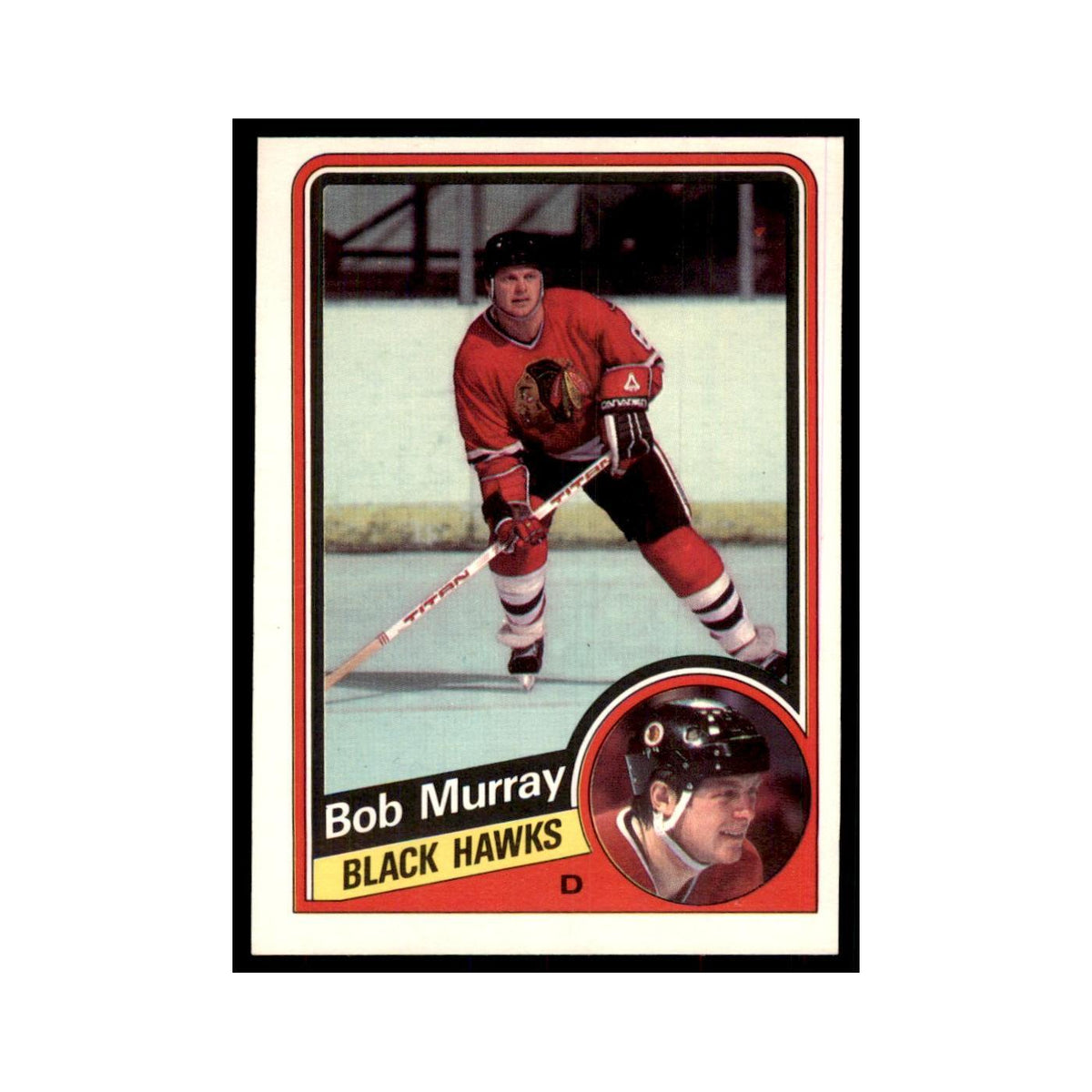 1984 O-Pee-Chee Bob Murray Chicago Blackhawks #41