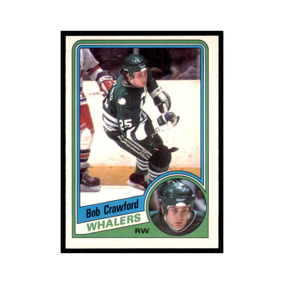 1984 O-Pee-Chee Bob Crawford RC Hartford Whalers #68