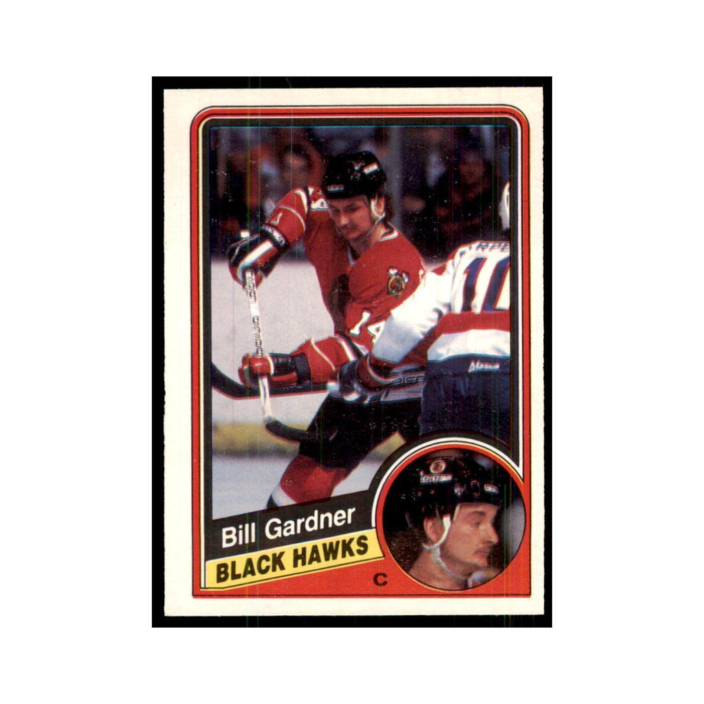 1984 O-Pee-Chee Bill Gardner Chicago Blackhawks #35