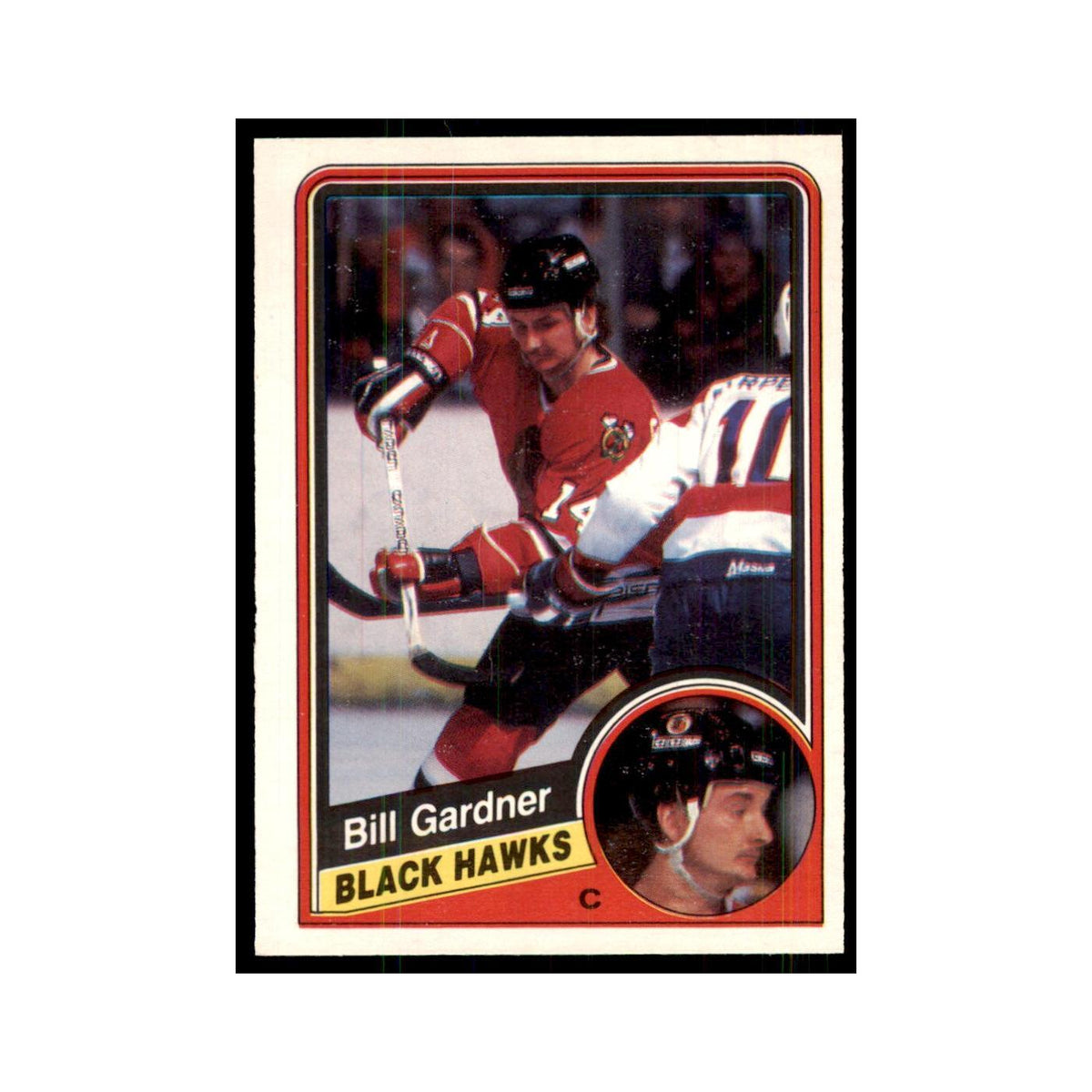 1984 O-Pee-Chee Bill Gardner Chicago Blackhawks #35